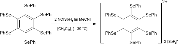 Hexaselenylbenzol-Kation-Synthese