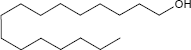Strukturformel Cetylalkohol
