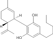Cannabidiol-Formel