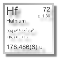Hafnium Chemie