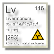 Livermorium Chemie