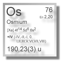 Osmium Chemie