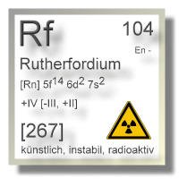 Rutherfordium Chemie