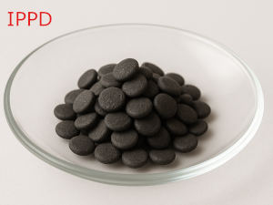 Aussehen der handelsüblichen Chemikalie IPPD Aussehen der handelsüblichen Chemikalie IPPD