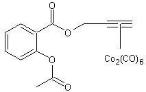 Hexacarbonyldicobalt-Aspirin-Komplex