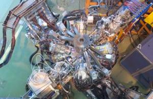Miniball-Detektor am REX-ISOLDE-Experiment des CERN